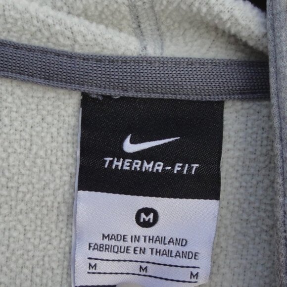 NIKE Women's Sweatshirt Med Cubs October Baseball Gray Hoodie - Picture 3 of 4